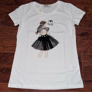 Bling ✨ White Graphic Tee